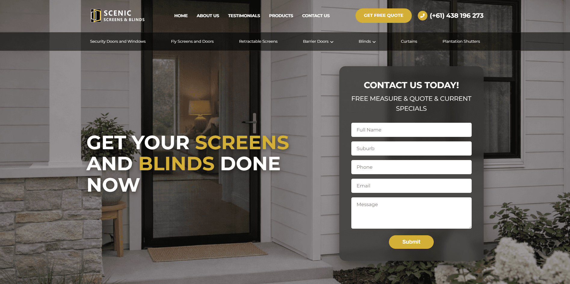 Scenic Screens and Blinds